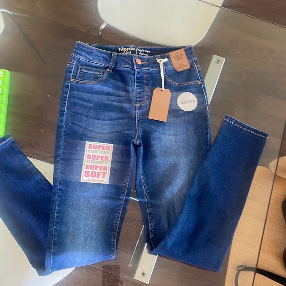Hippie Girl High Rise skinny Jeans.  Size 12 brand new with tags.
